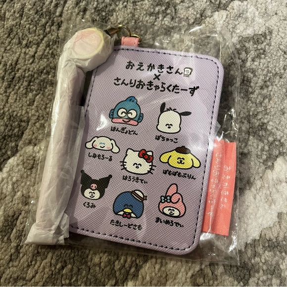 BNIB Japan Sanrio x Oekaki-San Series Pass Card Holder With Retractable … - Picture 5 of 6